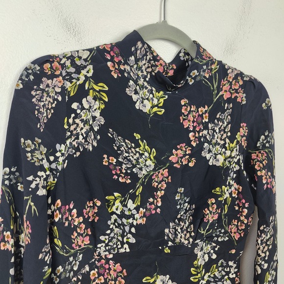 Stone Cold Fox Black Floral Long Sleeve Dress - Picture 3 of 9